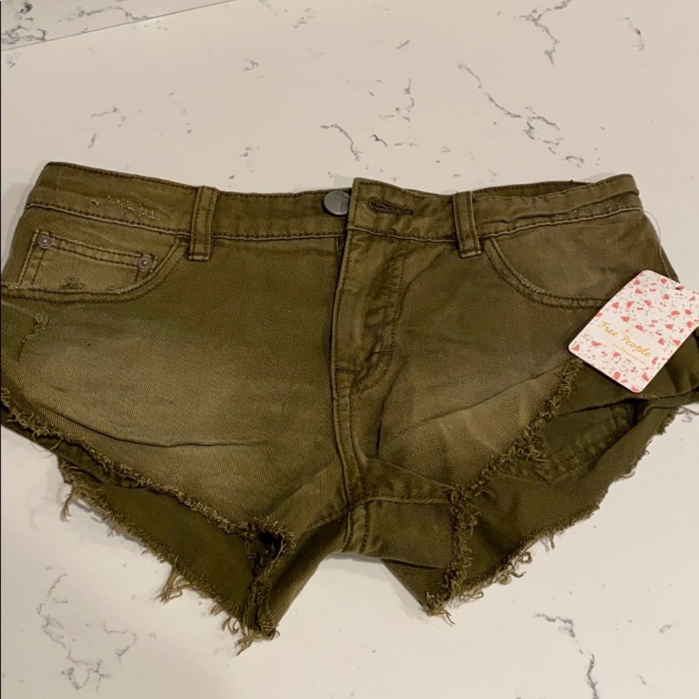 COPY - Free people green shorts size 24